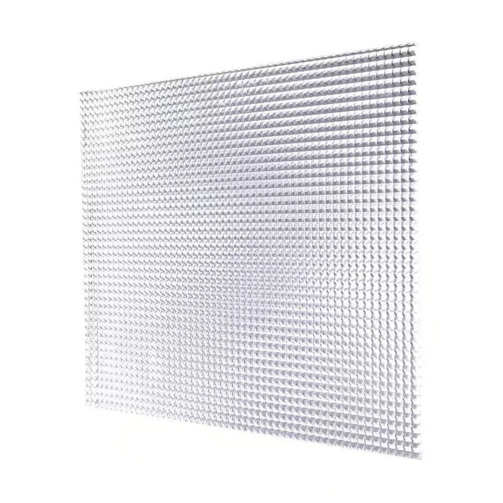 5PK Acrylic Drop Ceiling Lighting Panel Plastic Lens 24x24 x.156 Clear Prismatic